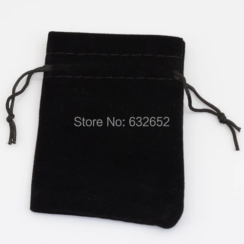 

7*9 cm black gift bag,fabric pouches floating charms
