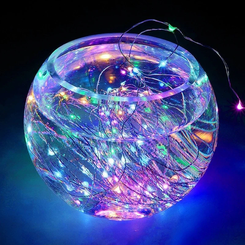 

30LED Copper Wire Fairy Light Super Bright Xmas Decor Landscape Lamp Battery 300CM Festival Garden Outdoor Solar Power Yard