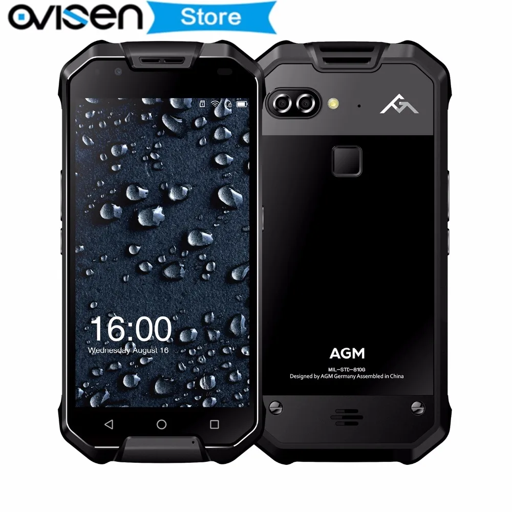 AGM X2 MSM8976SG восьмиядерный смартфон с 5 дюймовым дисплеем ОЗУ 6 ГБ ПЗУ 64 128 6000 мАч 12