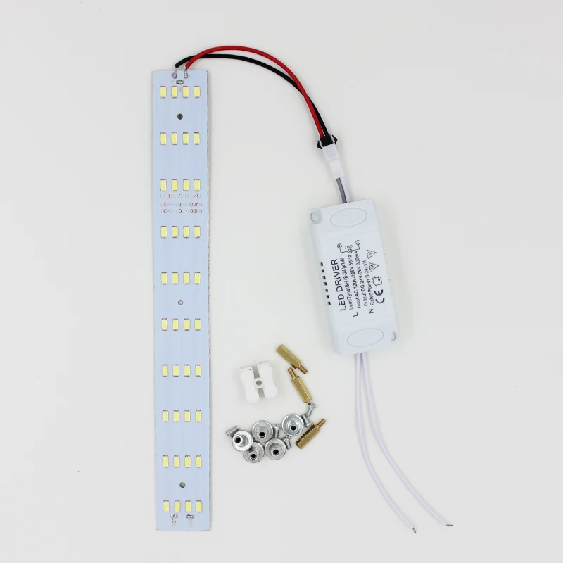 10 шт 180 265V Магнитная Вт 15 21 прямоугольный квадратная Световая трубка led для
