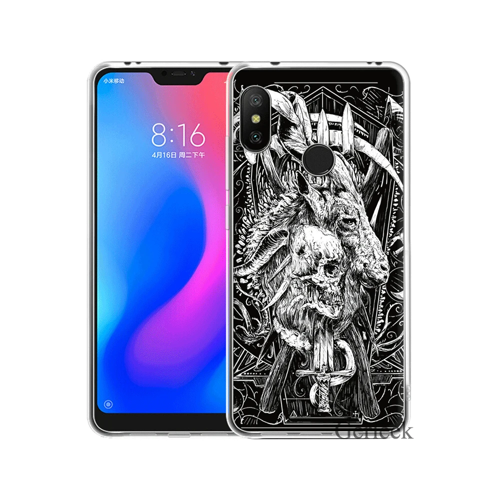 Чехол для телефона Xiaomi Redmi Note 6 7 3 Pro 4 4X5 5A чехол страшный череп|Чехлы-накладки| |