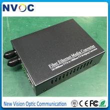 10/100M волоконно-оптический аудио-видео конвертер, 1310NM, 2км, многорежимный, двойное волокно, 1RJ45, ST, внешний блок питания, евро зарядка