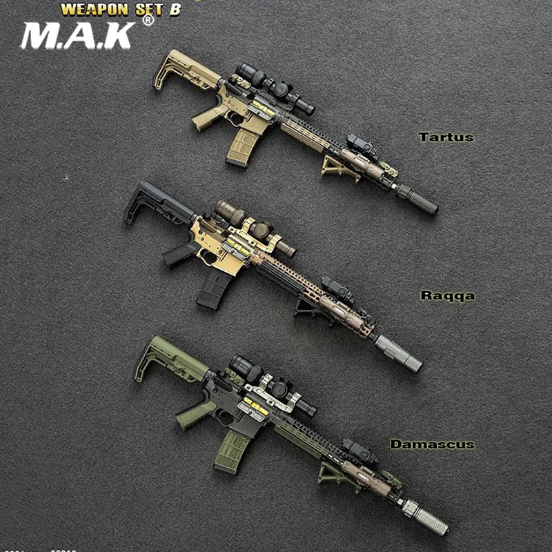 

1/6 Scale Model Weapon Toys Easy&Simple 1/6 6016 PMC Weapon Set II model guns for 12 inches Military Action Figure