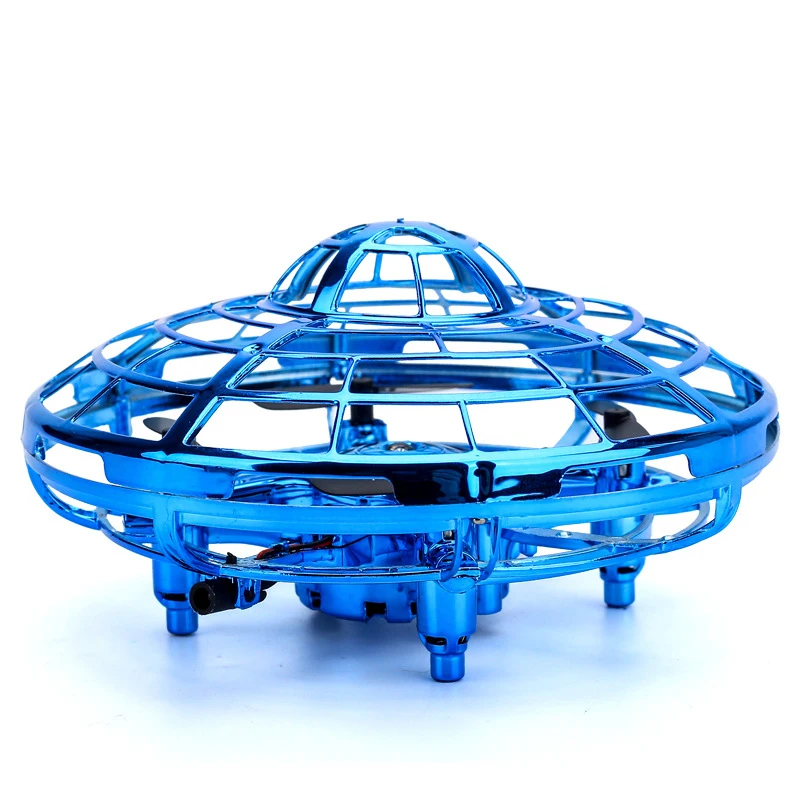 Gesture Control UFO Drone Infrared induction obstacle avoidance Smart fixed Height With LED light Anti-fall Durable kids Toys