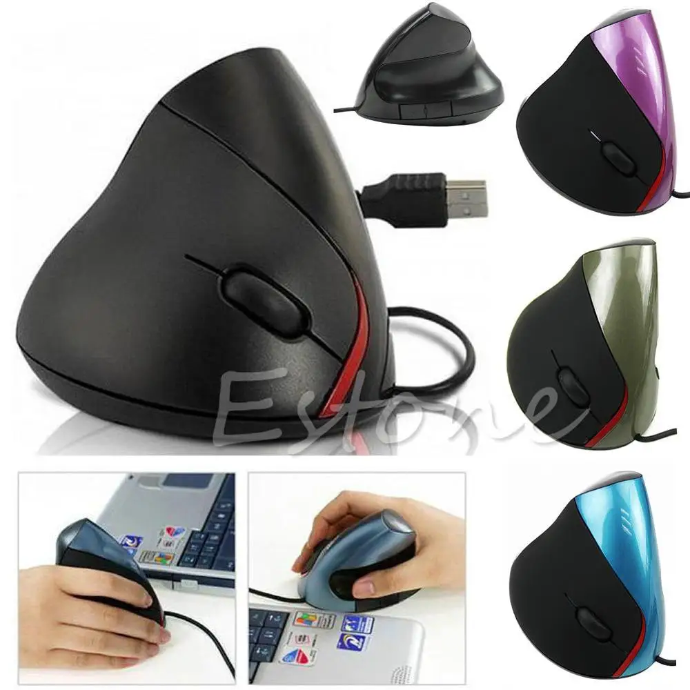 Wired Vertical Mouse Superior Ergonomic Design Mice Optical USB Mouse For Gaming Computer PC Laptop Prevention Mouse Hand Wired Vertical Mouse Superior Ergonomic Design Mice Optical USB Mouse For Gaming Computer PC Laptop Prevention Mouse Hand