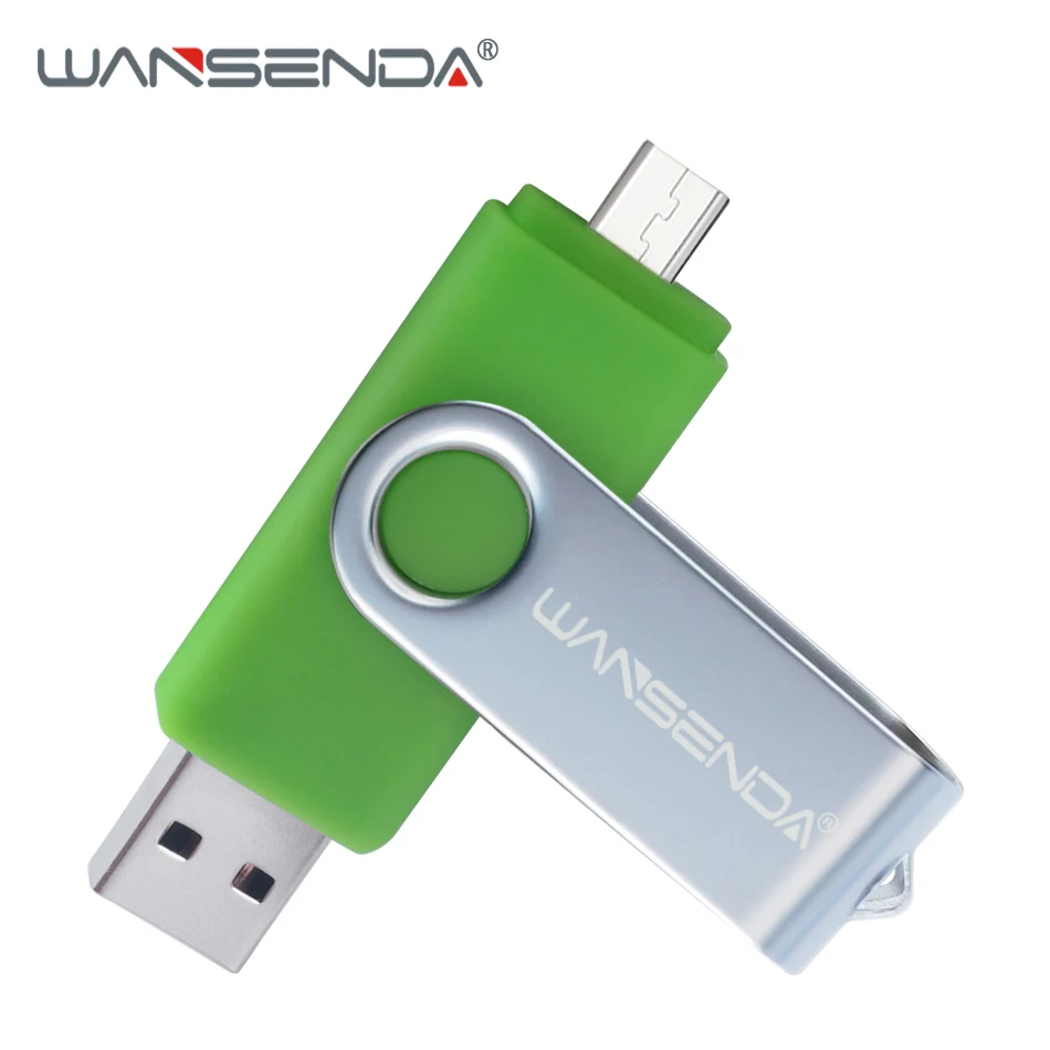 WANSENDA 128 ГБ 256 Гб OTG USB флеш-накопитель смартфон OTG накопитель 8 ГБ 16 ГБ 32 ГБ 64 Гб высокоскоростная USB карта памяти флешка