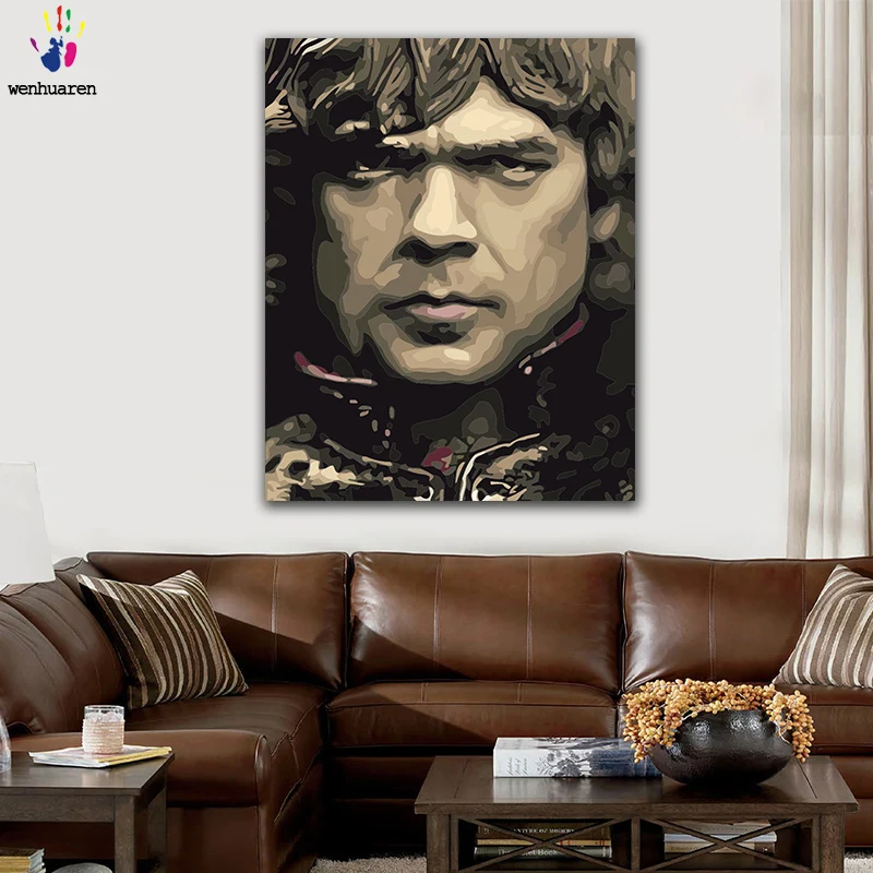 

DIY colorings pictures by numbers with colors Right game little devil picture drawing painting by numbers framed Home
