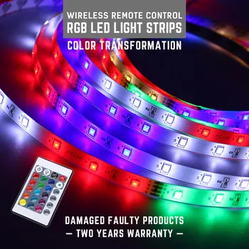 

SMD2835 LED Strip Light DC12V 5M EU Plug RGB TV Back Light 16 Colors Remote Control LED Light Diode Ribbon Flexible Controller