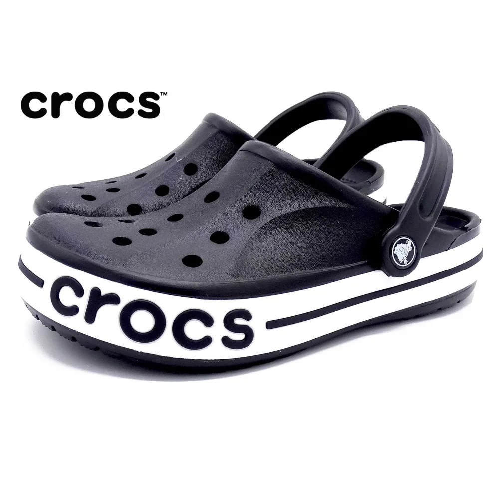CROCS Unisex Beach Sandals Bayaband Men Crocs-shoes Water Sandals Lover Shoes Women Black Blue Hot Sale