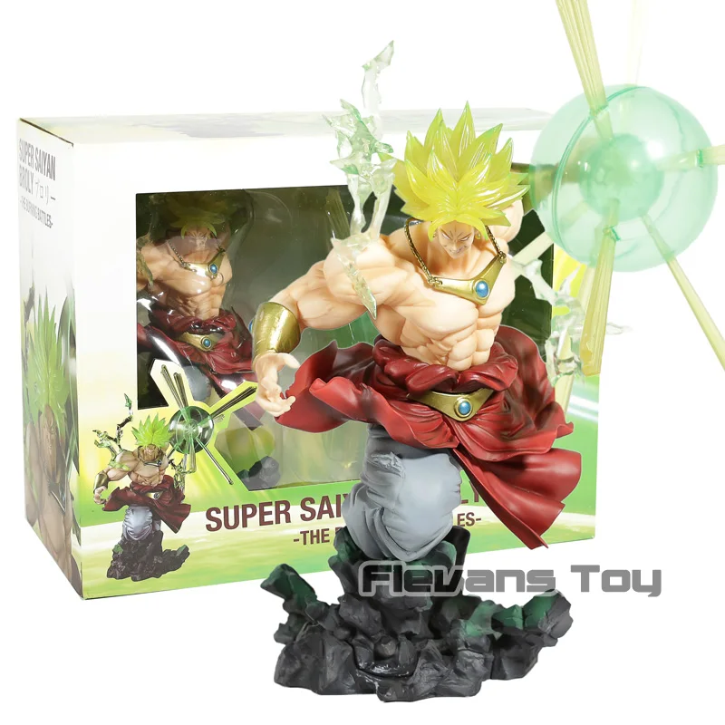 Dragon Ball Z Super Saiyan Broly The Burning Battles Ver. ПВХ фигурка Коллекционная модель игрушки - Цвет: box