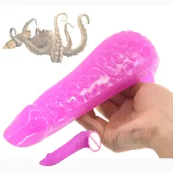 FAAK сдержанный посылка животных фаллоимитатор большой нога осьминога Анальная пробка фаллоимитатор в виде дракона Пенис Секс игрушки для