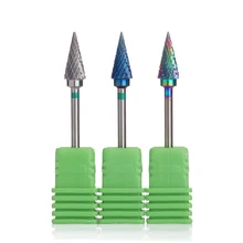 Радужные сверла для ногтей, щетка для чистки бит, маникюрные инструменты для ногтей, электрические пилки для ногтей, аксессуары для сверла, 1 шт