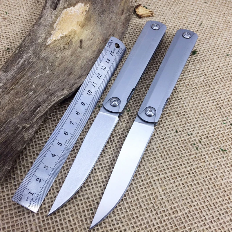 gentleman 9cr18mov steel folding knife ball bearing flipper portable