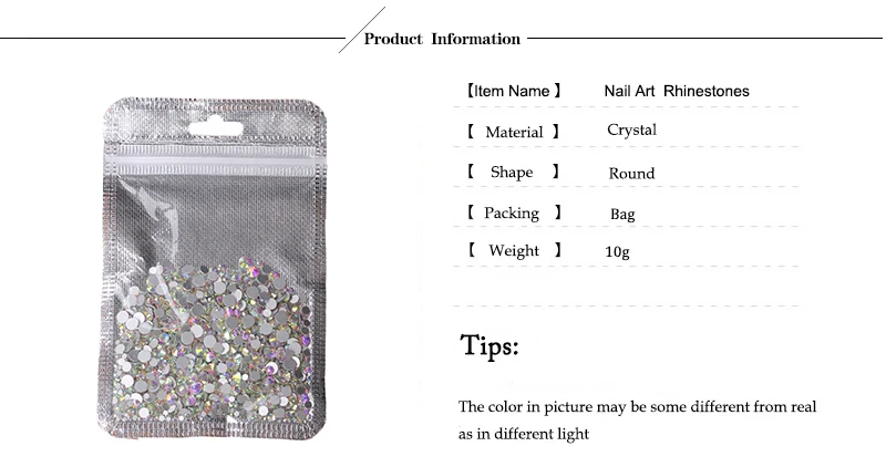 Non HotFix Nail Rhinestones 4