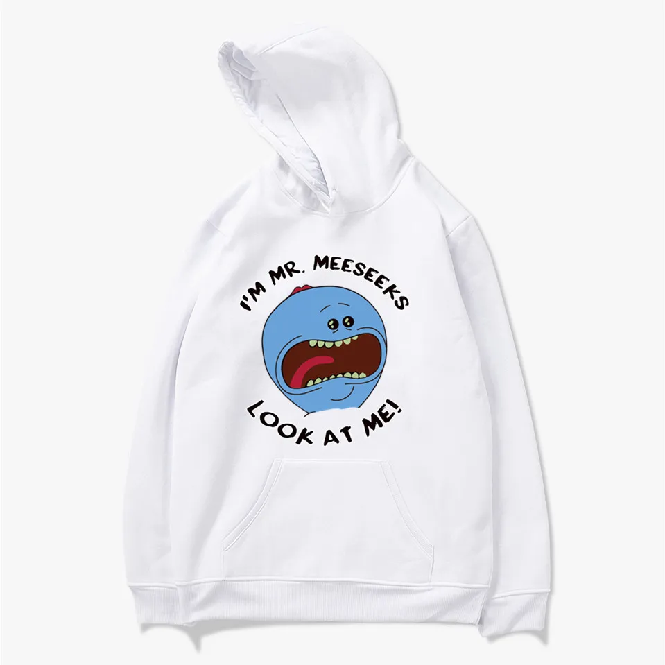 

Mr. Meeseers Rick And Morty Look at me Hoodies Men And Women Autumn Casual Pullover Sweats Hoodie Fashion Sweatshirts MWT064