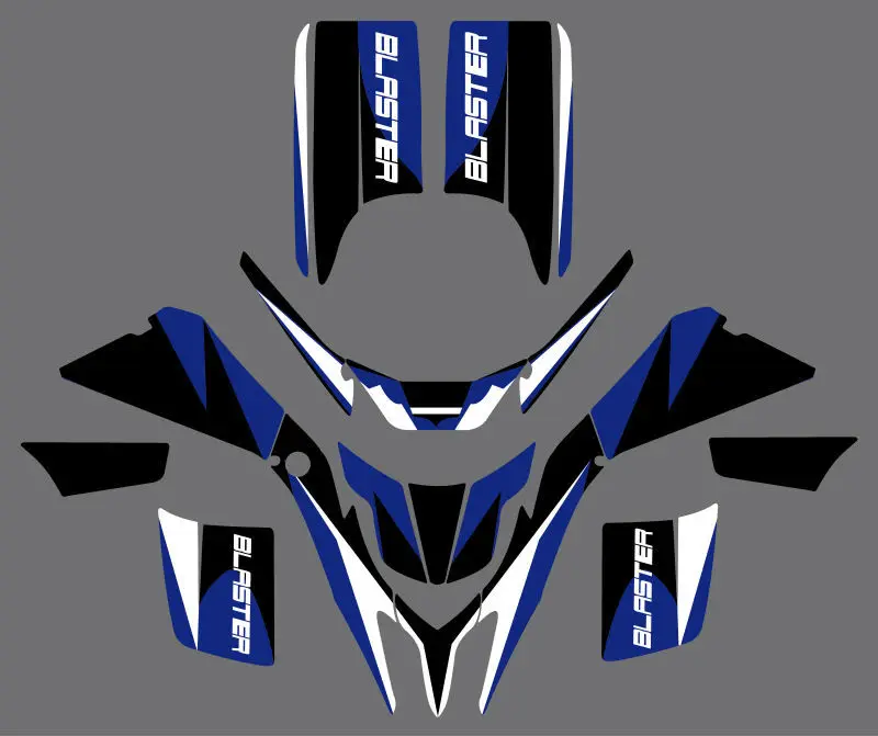 

0028 New Style DECALS STICKERS GRAPHICS For Yamaha YFS200 BLASTER YFS 200 1988 -2006 1990 1992 1994 1996 2000 2002 Blaster200