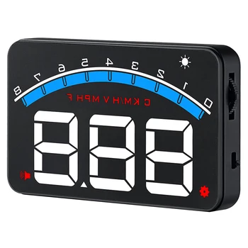 

M6 3.5 inch 9V-16V Universal HUD Head Up Display Car-styling Hud Display Overspeed Warning Alarm System Windshield Projector