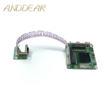 Промышленный Класс мини 3/4 порт модуль передачи гигабитный коммутатор 10/100/1000 Мбит/с широкая температура мини три четыре порта switchmodule