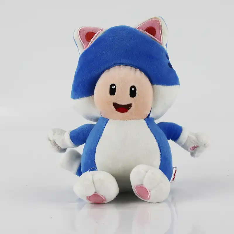 blue toad plush