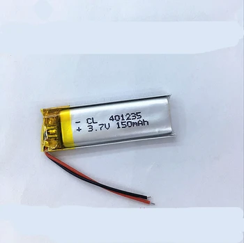

Dinto 150mAh 401235 Li-ion Lithium Li-polymer Battery Polymer Batteries Cells for Toys MP3 Recorder Bluetooth Headsets