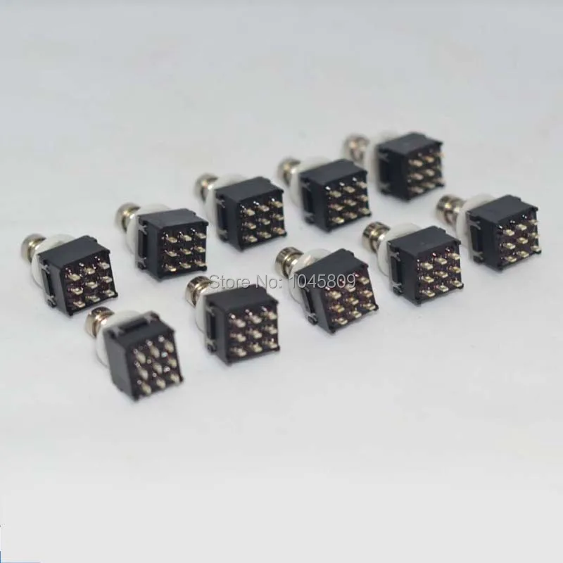 10 x 3PDT 9PIN ножной переключатель для коробка педалей эффектов гитары Stomp
