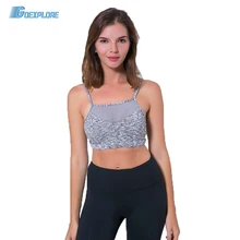 Goexplore ore женский сетчатый спортивный бюстгальтер для занятий спортом Бег Фитнес Лифчики без швов пуш-ап Быстросохнущий Спортивный бюстгальтер для йоги для девочек