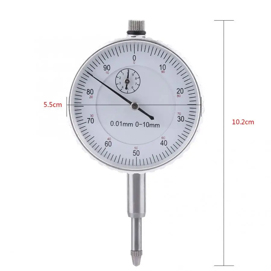 0,01 мм Точность измерительный инструмент точность инструмент циферблат тестовый Индикатор круглый циферблатный индикатор вертикальный контакт
