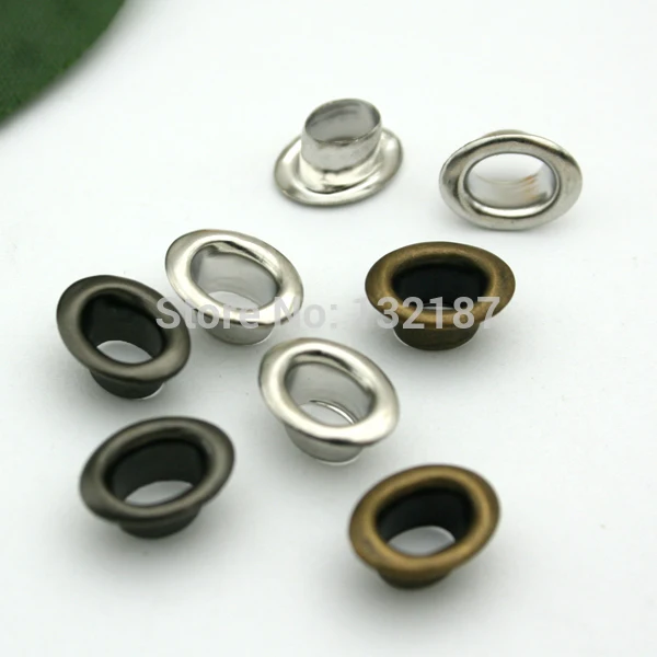 300pcs/lot Special Unique Metal Brass Eyelets Oval Metal Grommets Eyelets Free Shipping Jy011