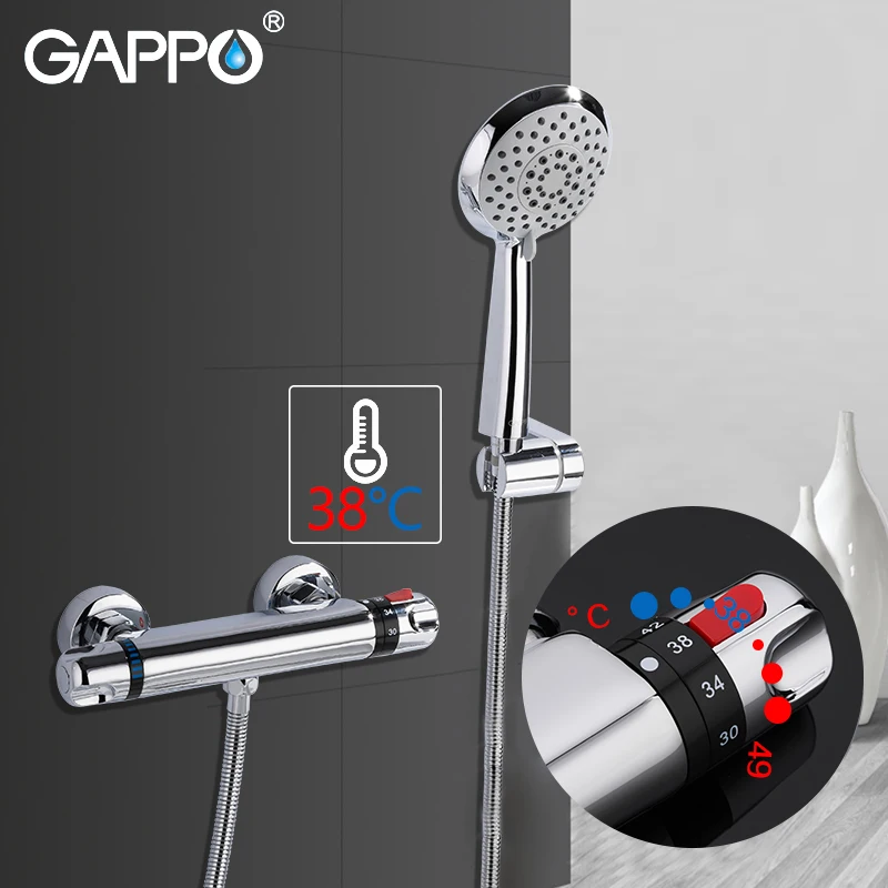 

GAPPO Bathtub faucet bath shower thermostatic faucet bathroom faucets bath tub thermostatic rainfall taps shower system