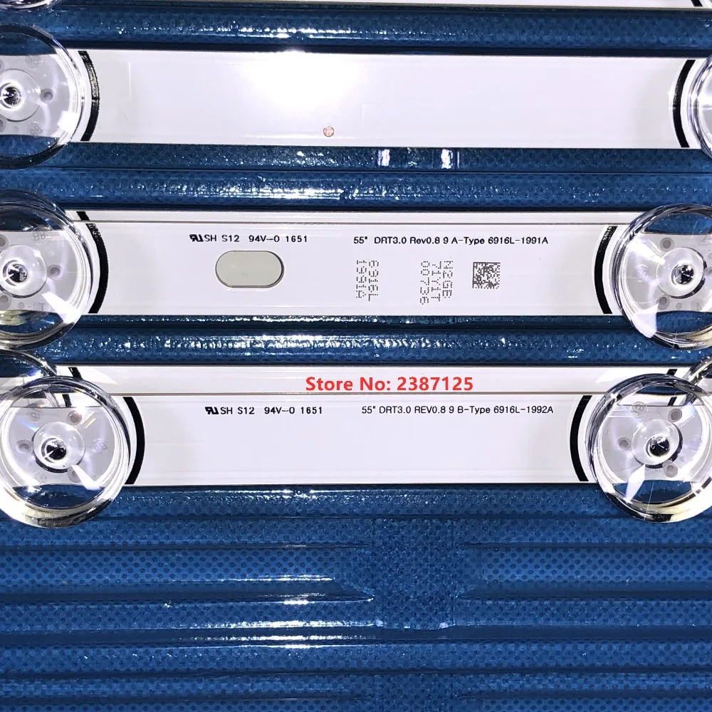 Светодиодный Подсветка полосы для lg 55 дюймов ТВ Innotek DRT 3,0 lg 55LF5950 lg 55gb6500 LC550DUE 55LB5620 55LB652T 6916L-1991A 6916L-1992A