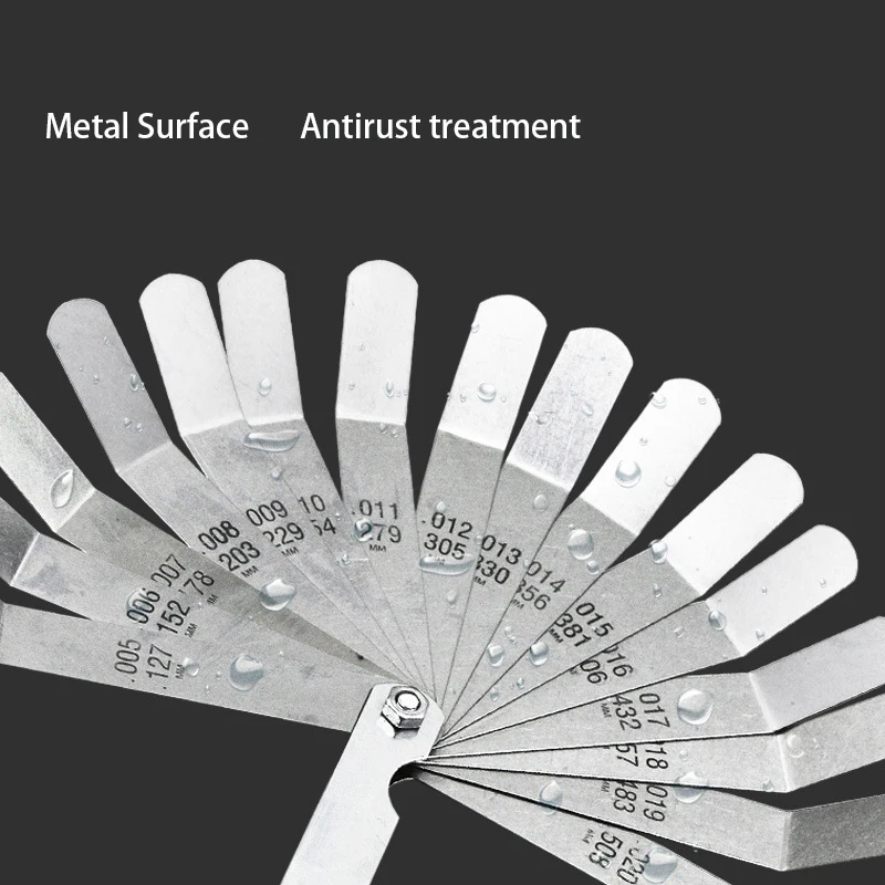 16 шт./компл. щупа 0,127-0,508 мм для Нержавеющая сталь Высокоточный одиночный клапан калиберная пробка легко Применение прочный