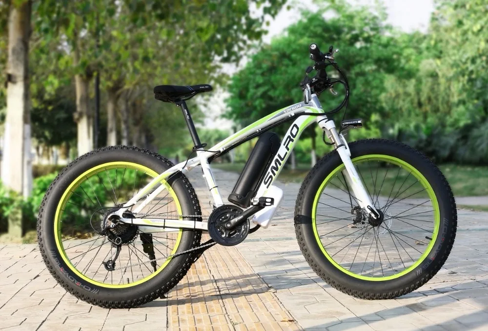 Discount 26inch Electric Bicycle 48v500w Fat E-bike Snow 4.0 Tries Off-road Electric Mountian Bike 24