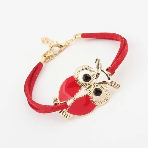 

2019 Korean Fashion Owl Bracelets Bangles For Women Summer Vintage Lovely Style pulseira masculina Party Jewelry Bijoux 3B003