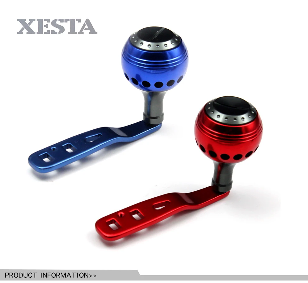 XESTA Fishing Reel Handle Aluminum Alloy Single Shaker Strong Durable Fishing Reel Rocker For Baitcasting Fishing Tackle Tools