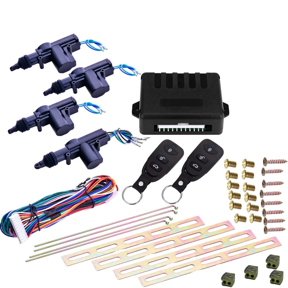 

2019 Universal Remote Central Locking Keyless Entry System Switch Remote Central Kit Door Lock LB-501