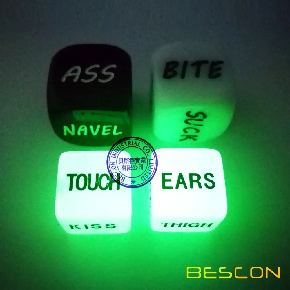 2 Pair Couple Dice for Bachelor Party Adult Dirty Dice Game Toy Spicy Dice, Lover's Sex Dice 2