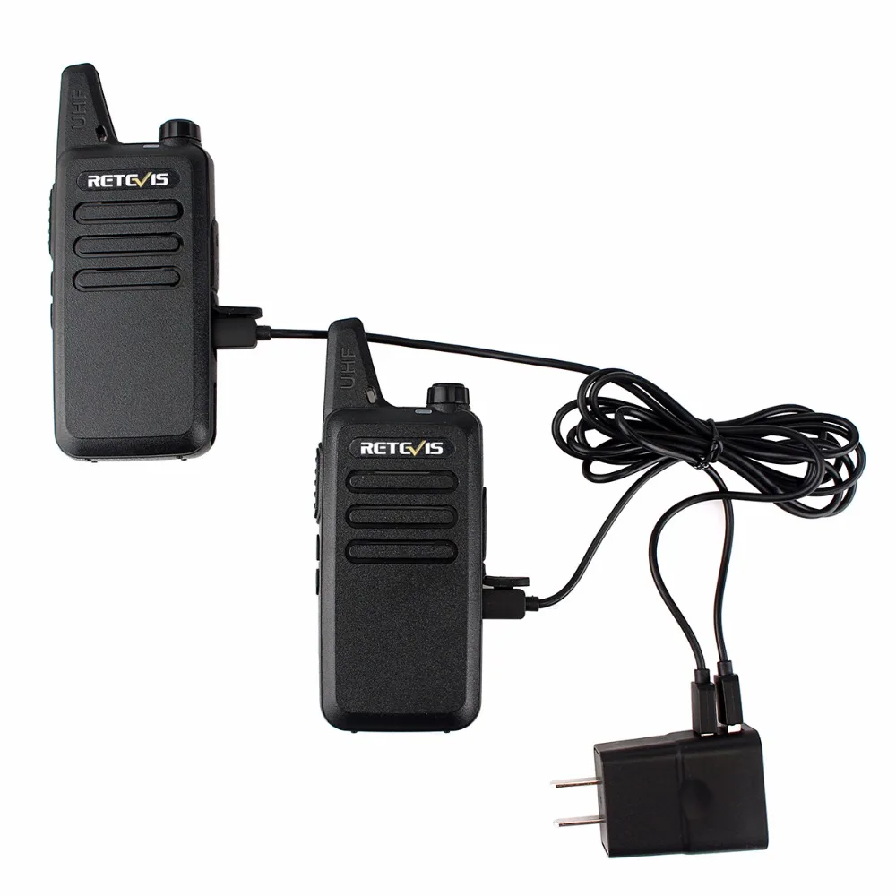 2 pcs Retevis Walkie Talkie Transceiver RT22 UHF 400-480MHz 2W 16 CH CTCSS/DCS TOT VOX Squelch Two Way Radio Communicator A9121A