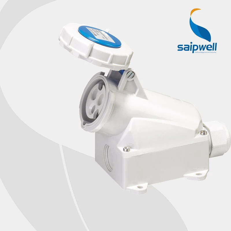 

2014 New Hot Sell waterproof industrial socket and plug 230V 16A,SP1192