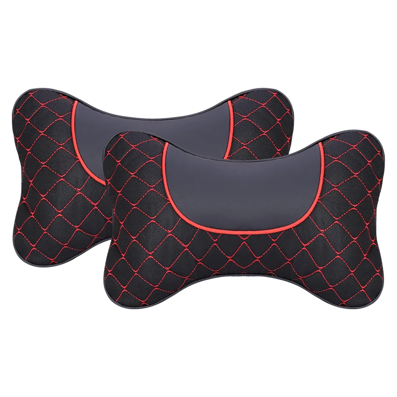 

2Pcs/pair headrest neck pillow Car Auto Seat cover Head Neck Rest Cushion Headrest Pillow C-12AB,free shipping