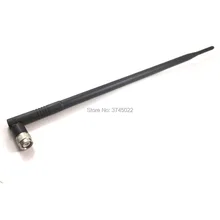 5 шт. 2,4 ГГц антенна Wi-Fi с высоким коэффициентом усиления 9dbi штекер TNC разъем резиновая антенна с правым угловой адаптер