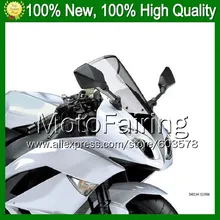 Light Smoke Windscreen For KAWASAKI NINJA ZX-10R 08-10 ZX 10 R ZX 10R ZX10R 08 09 10 2008 2009 2010 #117 Windshield Screen