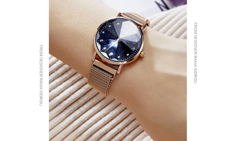 mulher relógios 2019 luxo ouro feminino pulseira