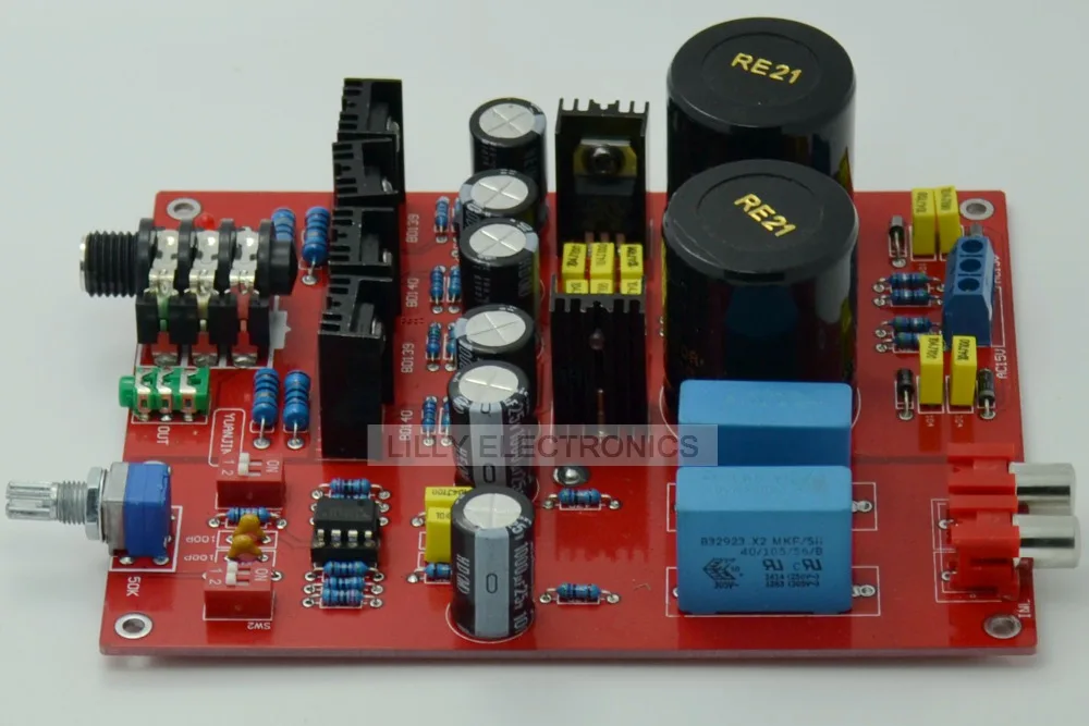 Усилитель для наушников BD139 BD140 LM833 Lehmann LM317 LM337 NOVER10000UF/35 v * 2