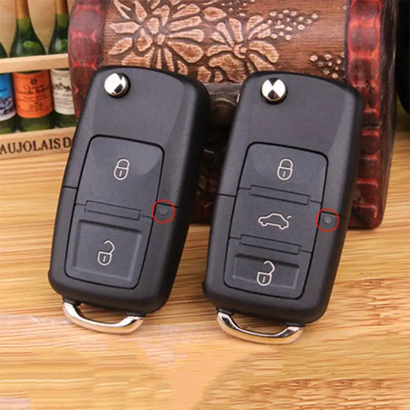 

Key Case Two Bottom Folding Smart Remote Key Case Without Logo For Shell Case And Button Pad