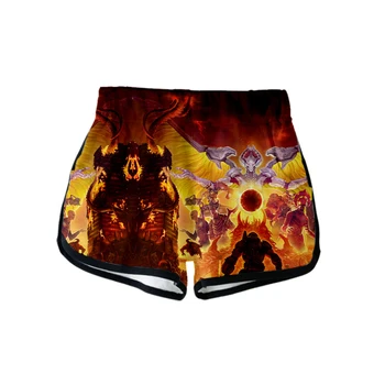 

Doom Eternal Game 3D Print Sport Shorts Women Spring Summer Fashion Comfortable Casual Sexy Shorts Hot Sale