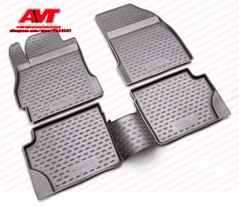 

Floor mats for Mazda 2 2007- 4 pcs rubber rugs non slip rubber interior car styling accessories