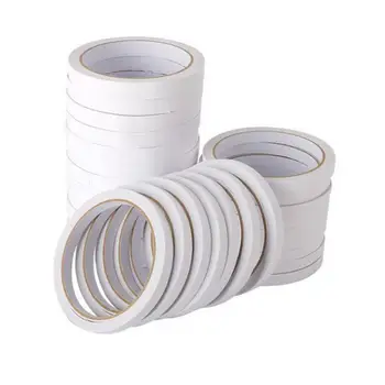 

12M Length 5/8/10/15/20mmDouble Faced Powerful Adhesive Tape paper Double Sided Tape For Mounting Fixing Pad Sticky DIY