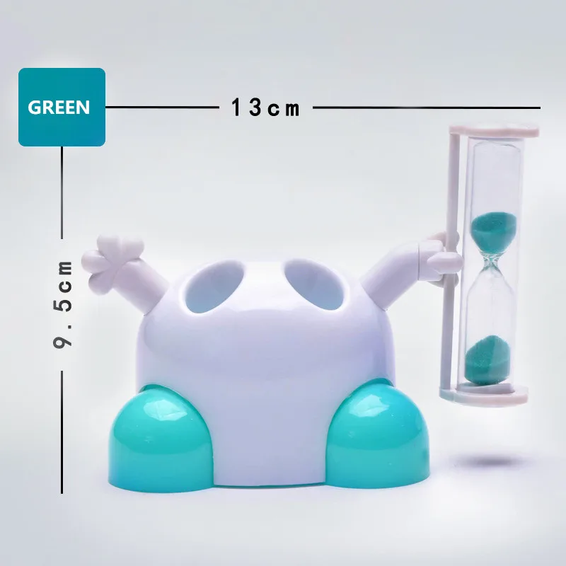 Green Toothbrush Holder Children Kids Cartoon Toothpaste Organizer Toothbrush Case Storage Box Container Home Bathroom Accessories - Color: Green