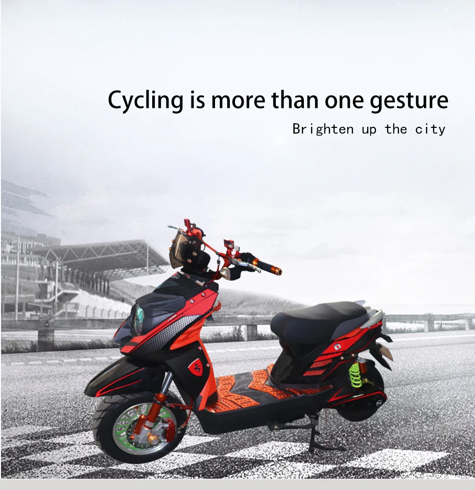 Cheap Electric Scooter with pedals Electric motor Motorcycle Electric Bike Motorcycle For Man  Standard Type Made In Aluminum Alloy CE 1