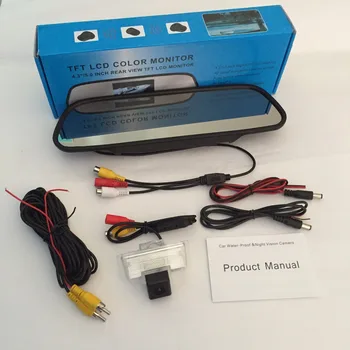 

thehotcakes 5inch Color TFT LCD Mirror Monitor Night Vision Car Rear View Backup Camera For Nissan Almera 2000~2016